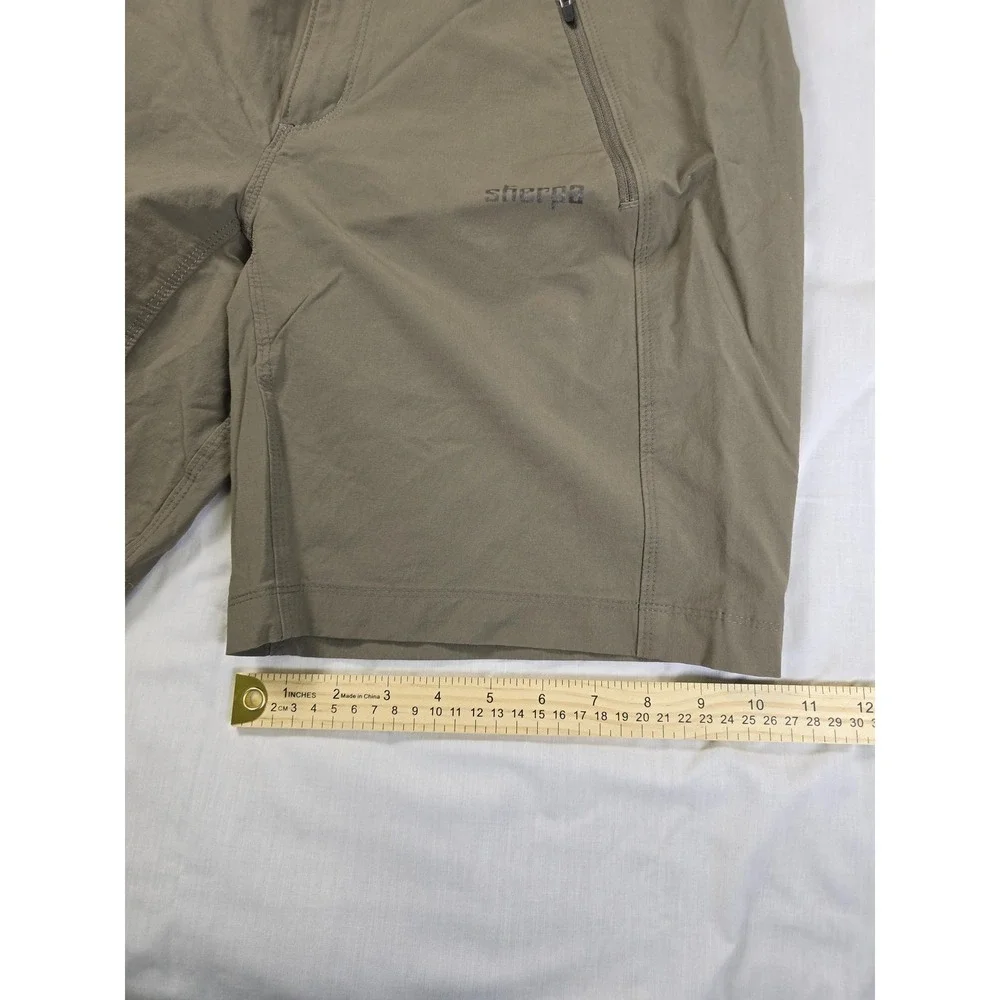 Sherpa Adventure Gear Shorts Womens 10 Green Hiking Utility‎ Quick Dry Stretch